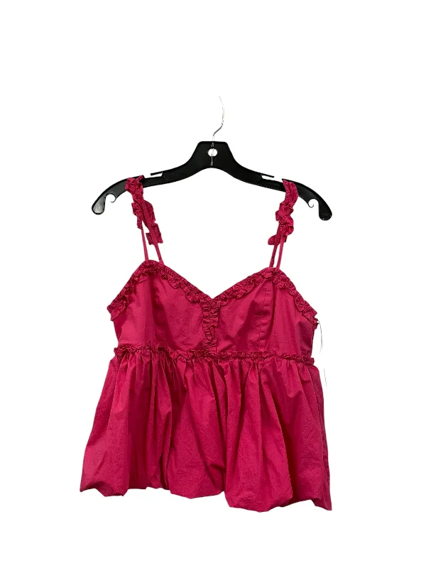 Top Sleeveless By 143 Story In Pink, Size: L