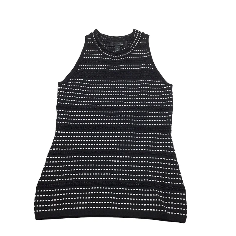 Top Sleeveless By White House Black Market In Black & White, Size: Xs