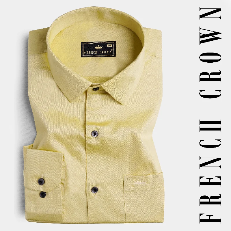 Fawn Brown Subtle Sheen Super Soft Premium Cotton Shirt